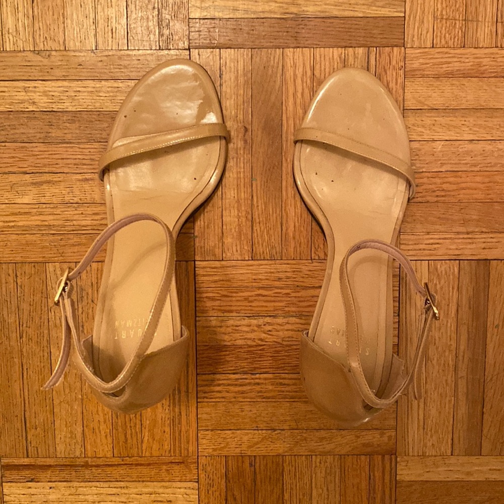Stuart Weitzman Nudist Classic Heels Shoes 100mm - Picture 2 of 10